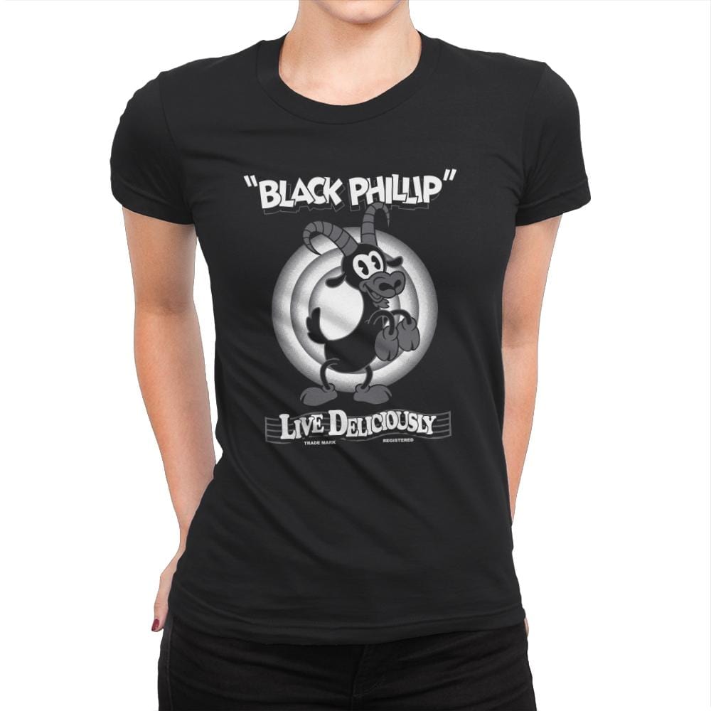 Vintage Phillip - Womens Premium T-Shirts RIPT Apparel Small / Black