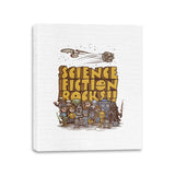 Vintage Science Fiction - Canvas Wraps Canvas Wraps RIPT Apparel 11x14 / White