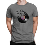 Vinyl - Back to Nature - Mens Premium T-Shirts RIPT Apparel Small / Heather Grey