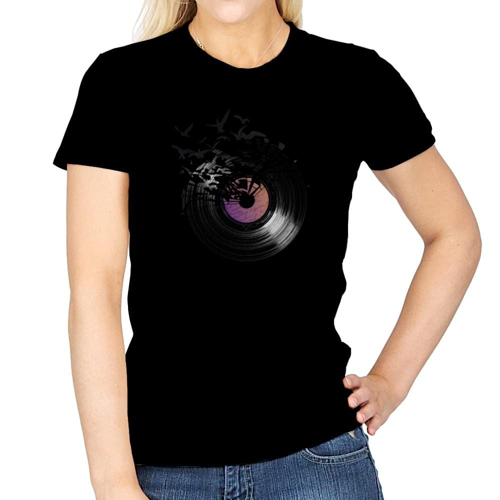 Vinyl - Back to Nature - Womens T-Shirts RIPT Apparel