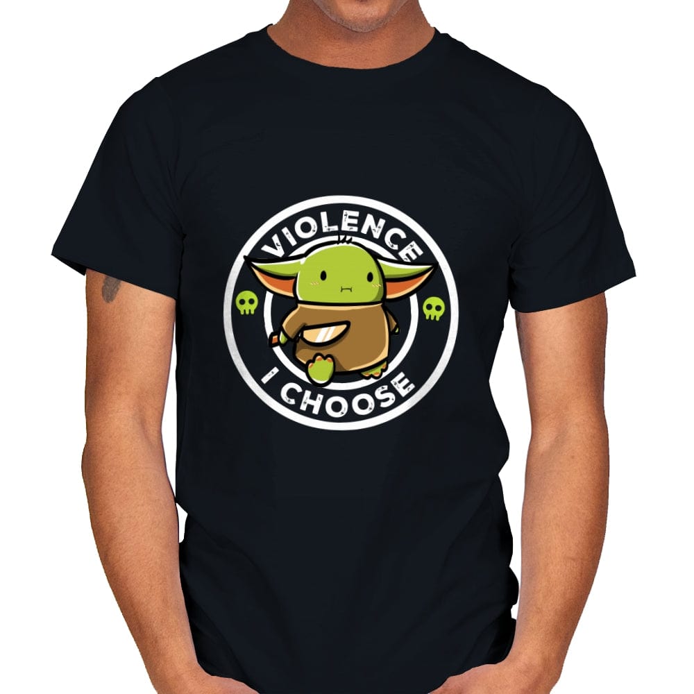 Violence I Choose - Mens T-Shirts RIPT Apparel Small / Black