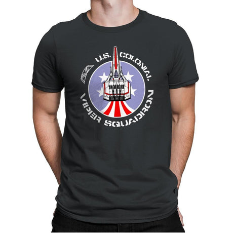 Viper Squadron - Mens Premium T-Shirts RIPT Apparel Small / Heavy Metal