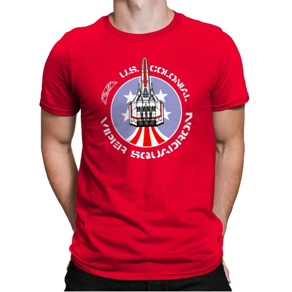 Viper Squadron - Mens Premium T-Shirts RIPT Apparel Small / Red
