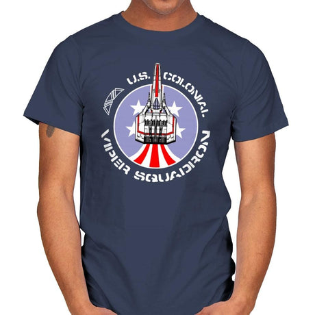 Viper Squadron - Mens T-Shirts RIPT Apparel Small / Navy