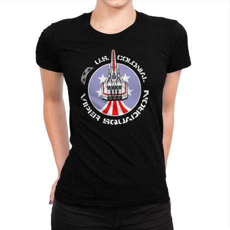 Viper Squadron - Womens Premium T-Shirts RIPT Apparel Small / Indigo