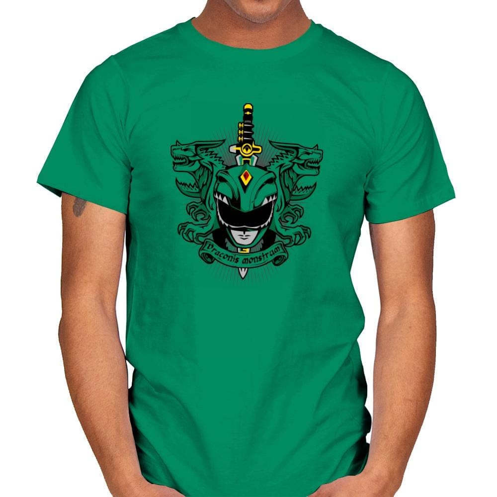 Viridis Draconis Monstrum - Zordwarts - Mens T-Shirts RIPT Apparel Small / Kelly Green