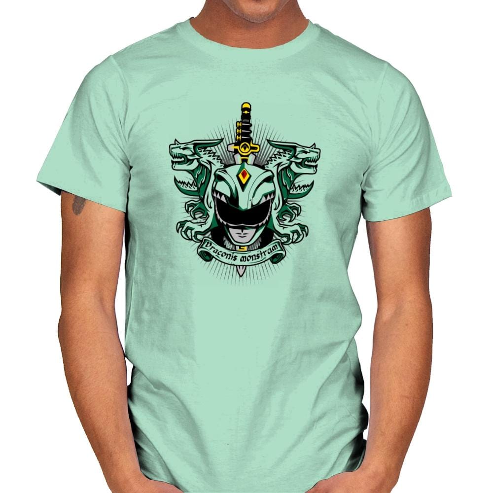 Viridis Draconis Monstrum - Zordwarts - Mens T-Shirts RIPT Apparel Small / Mint Green