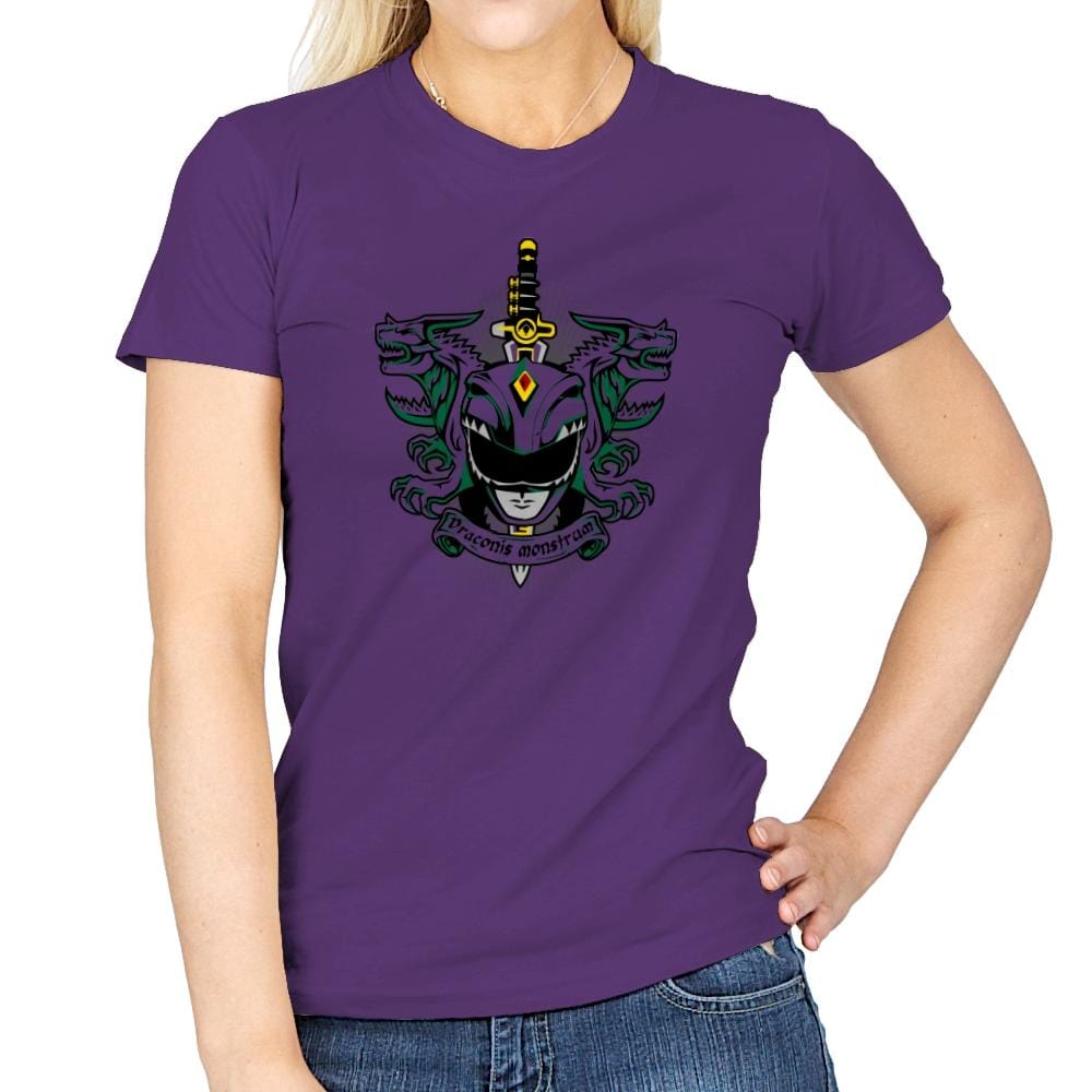 Viridis Draconis Monstrum - Zordwarts - Womens T-Shirts RIPT Apparel Small / Purple