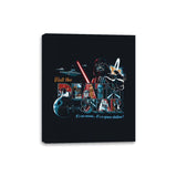 Visit a Space Station - Canvas Wraps Canvas Wraps RIPT Apparel 8x10 / Black