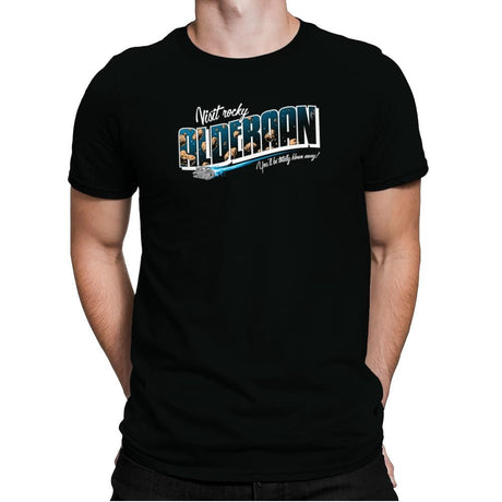 Visit Alderaan Exclusive - Mens Premium T-Shirts RIPT Apparel Small / Black