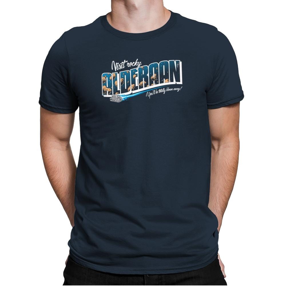 Visit Alderaan Exclusive - Mens Premium T-Shirts RIPT Apparel Small / Indigo