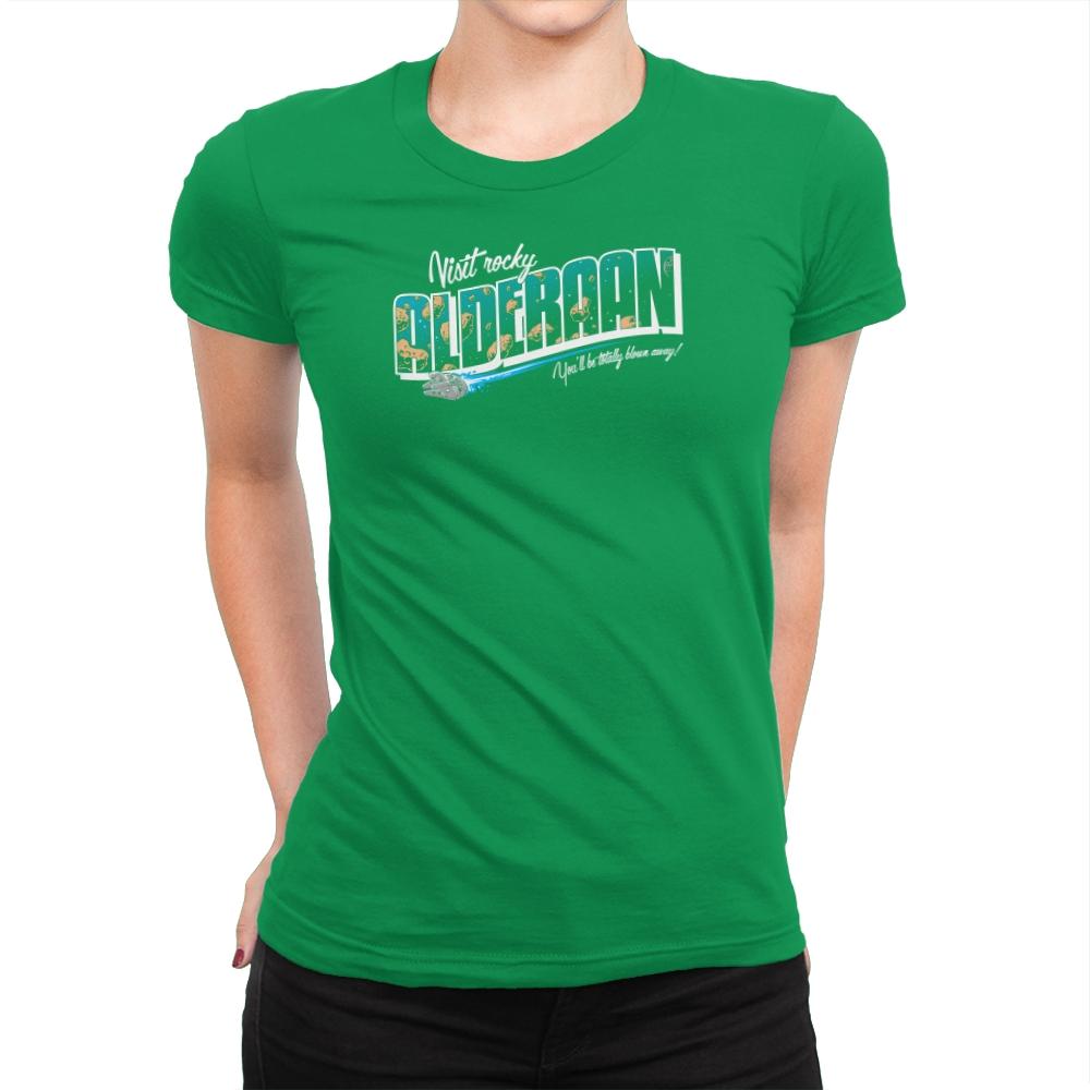 Visit Alderaan Exclusive - Womens Premium T-Shirts RIPT Apparel Small / Kelly Green