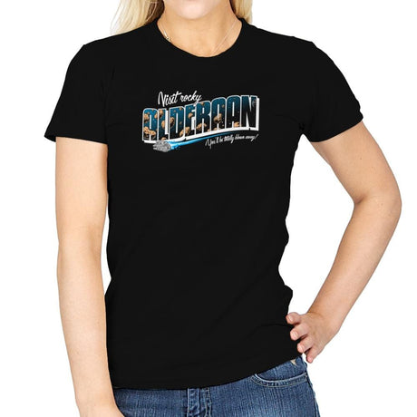 Visit Alderaan Exclusive - Womens T-Shirts RIPT Apparel Small / Black