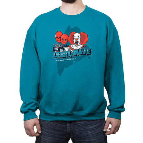Visit Derry Maine - Crew Neck Sweatshirt Crew Neck Sweatshirt RIPT Apparel