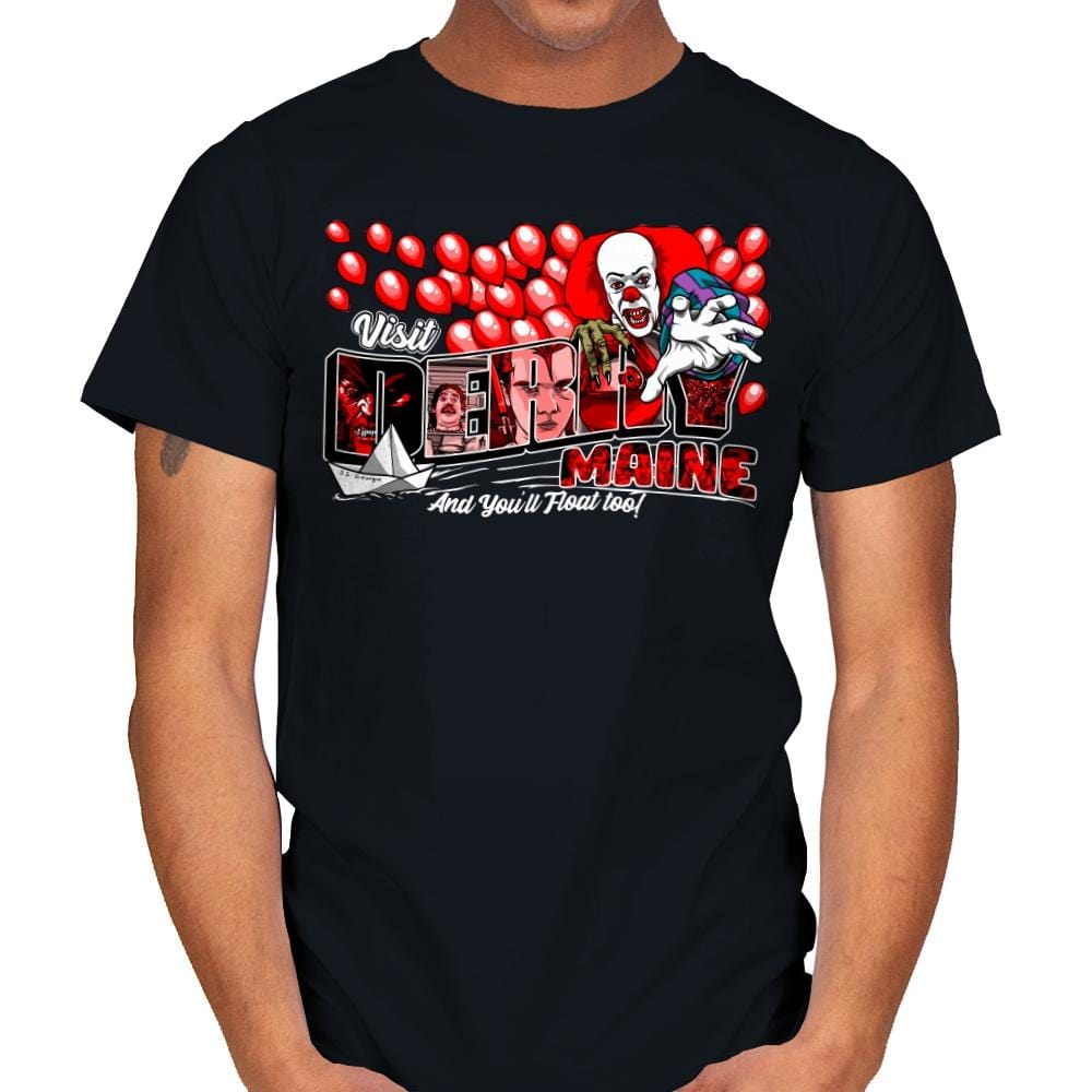 Visit Derry - Mens T-Shirts RIPT Apparel Small / Black