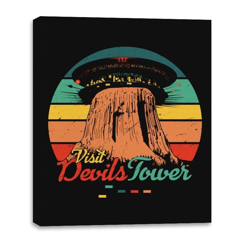 Visit Devils Tower - Canvas Wraps Canvas Wraps RIPT Apparel