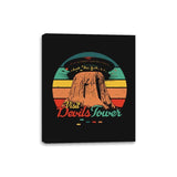 Visit Devils Tower - Canvas Wraps Canvas Wraps RIPT Apparel 8x10 / Black