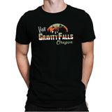 Visit Falls - Mens Premium T-Shirts RIPT Apparel Small / Black