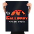 Visit Gallifrey - Prints Posters RIPT Apparel 18x24 / Black