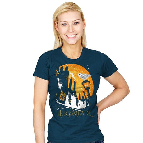 Visit Hogsmeade - Womens T-Shirts RIPT Apparel Small / Indigo
