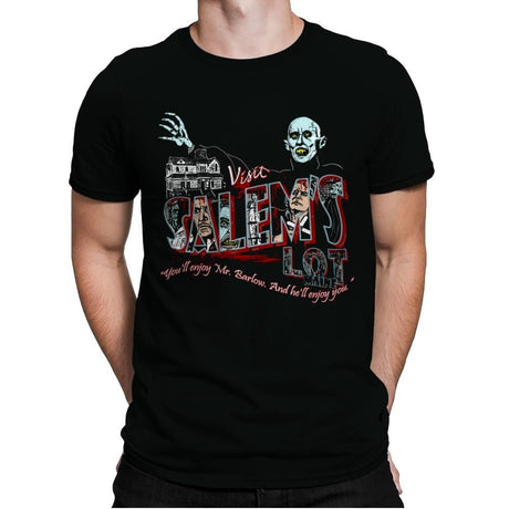 Visit Jerusalem's Lot - Mens Premium T-Shirts RIPT Apparel Small / Black
