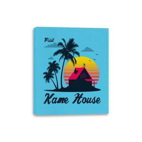Visit Kame-House - Canvas Wraps Canvas Wraps RIPT Apparel 8x10 / Aqua