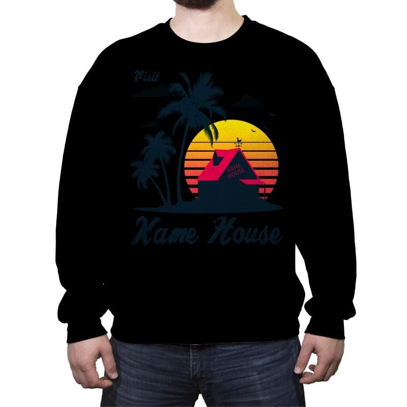 Visit Kame-House - Crew Neck Sweatshirt Crew Neck Sweatshirt RIPT Apparel