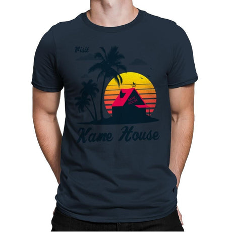 Visit Kame-House - Mens Premium T-Shirts RIPT Apparel Small / Indigo