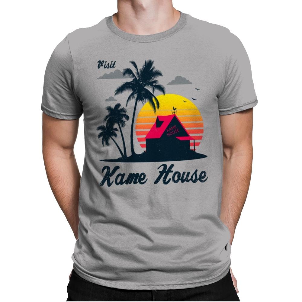 Visit Kame-House - Mens Premium T-Shirts RIPT Apparel Small / Light Grey