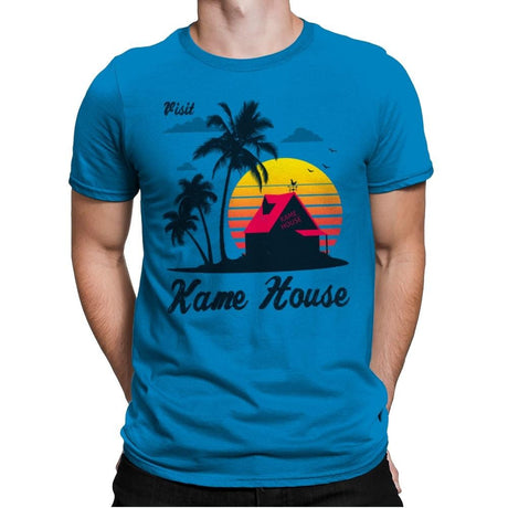 Visit Kame-House - Mens Premium T-Shirts RIPT Apparel Small / Turqouise