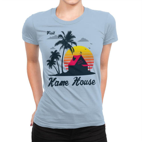 Visit Kame-House - Womens Premium T-Shirts RIPT Apparel Small / Cancun