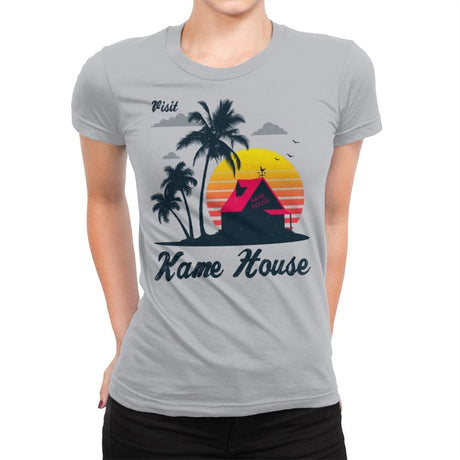 Visit Kame-House - Womens Premium T-Shirts RIPT Apparel Small / Silver