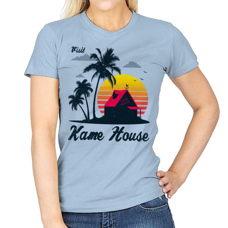 Visit Kame-House - Womens T-Shirts RIPT Apparel Small / Light Blue