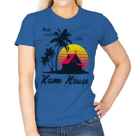 Visit Kame-House - Womens T-Shirts RIPT Apparel Small / Royal