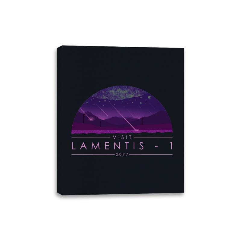 Visit Lamentis-1 - Canvas Wraps Canvas Wraps RIPT Apparel 8x10 / Black