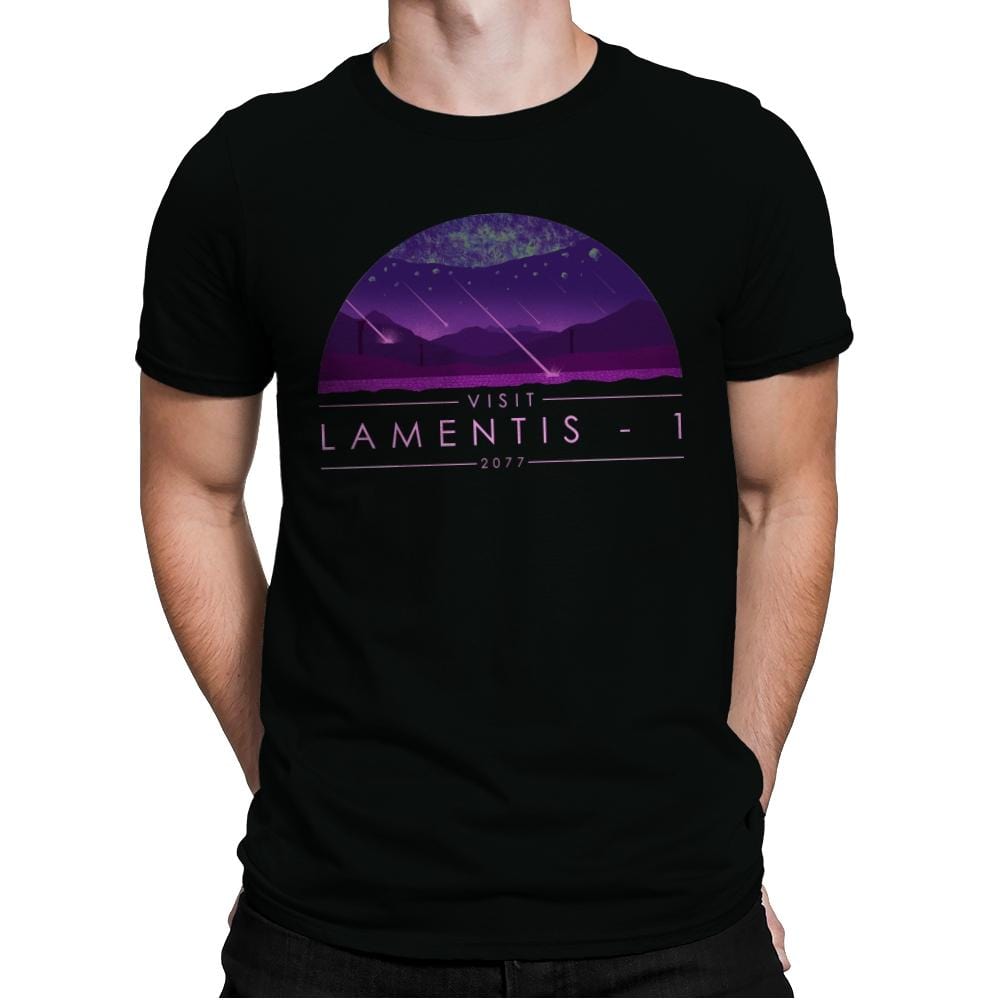 Visit Lamentis-1 - Mens Premium T-Shirts RIPT Apparel Small / Black