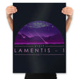 Visit Lamentis-1 - Prints Posters RIPT Apparel 18x24 / Black