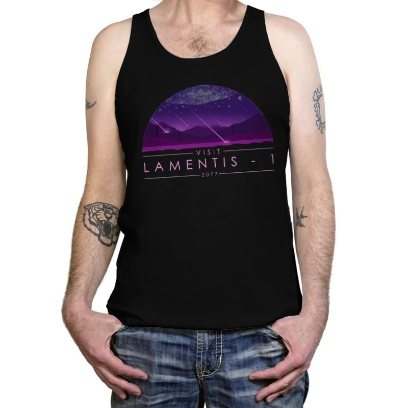 Visit Lamentis-1 - Tanktop Tanktop RIPT Apparel X-Small / Black