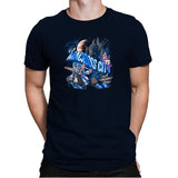 Visit Macross City Exclusive - Mens Premium T-Shirts RIPT Apparel Small / Midnight Navy