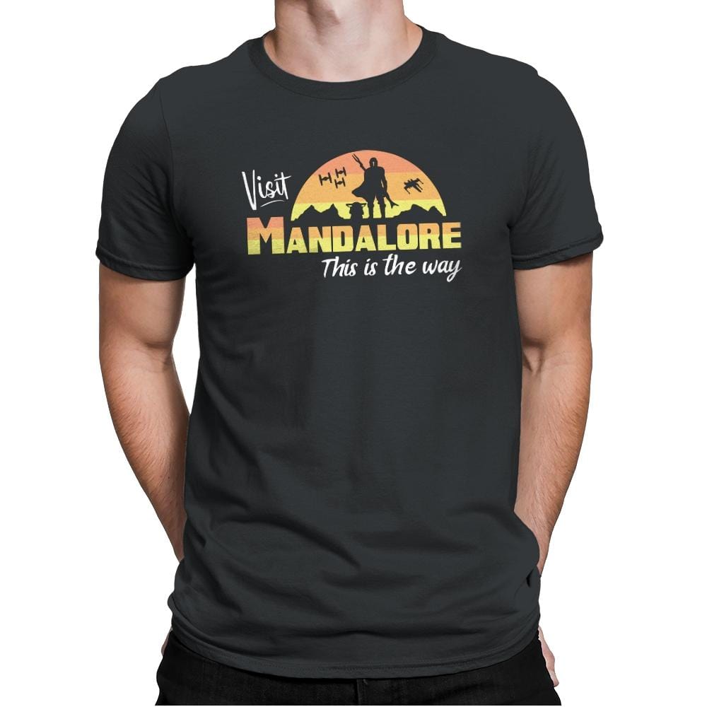 Visit Mandalore - Mens Premium T-Shirts RIPT Apparel Small / Heavy Metal