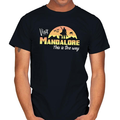 Visit Mandalore - Mens T-Shirts RIPT Apparel Small / Black