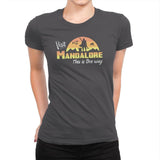 Visit Mandalore - Womens Premium T-Shirts RIPT Apparel Small / Heavy Metal