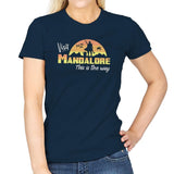 Visit Mandalore - Womens T-Shirts RIPT Apparel Small / Navy