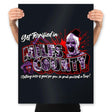 Visit Miles County: Nothing Here is Good for You! - Prints Posters RIPT Apparel 18x24 / Black