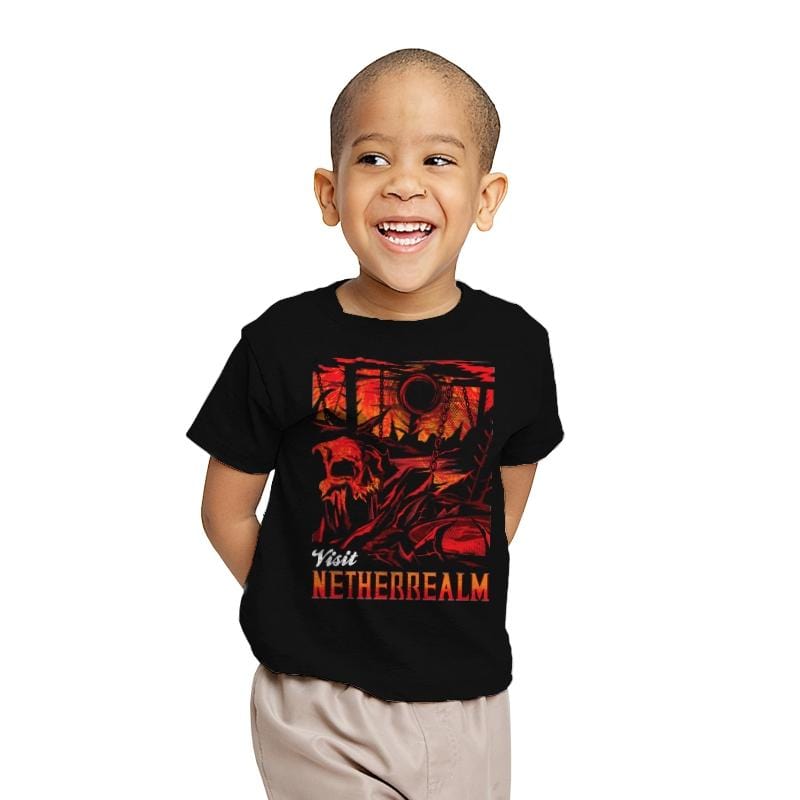 Visit Netherrealm - Youth T-Shirts RIPT Apparel