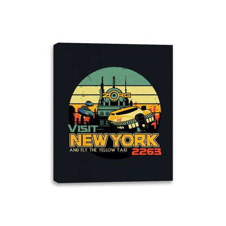 Visit New York 2263 - Canvas Wraps Canvas Wraps RIPT Apparel 8x10 / Black