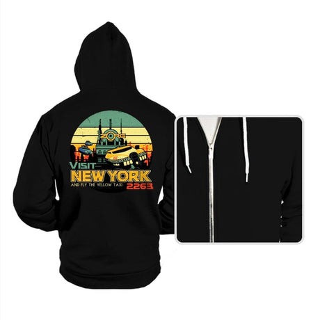 Visit New York 2263 - Hoodies Hoodies RIPT Apparel Small / Black