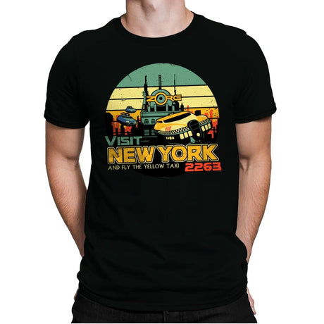 Visit New York 2263 - Mens Premium T-Shirts RIPT Apparel Small / Black