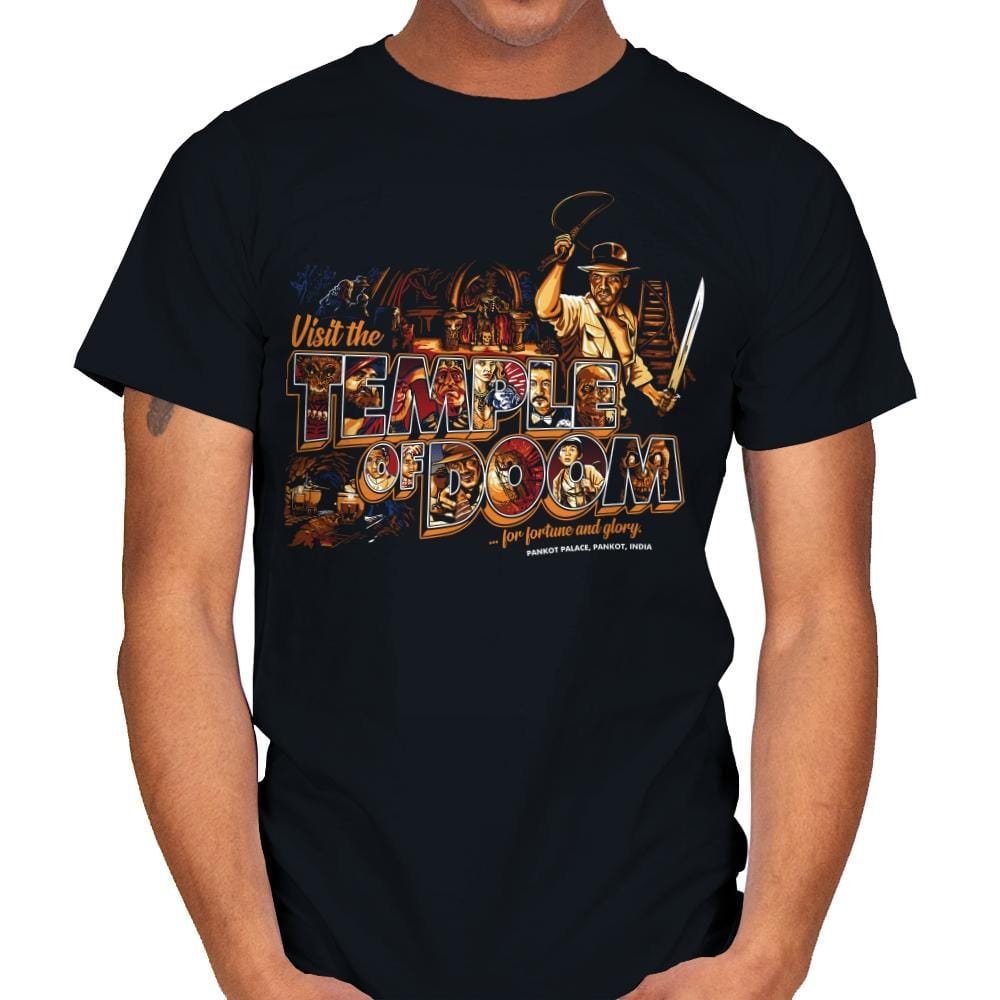 Visit Pankot Palace - Mens T-Shirts RIPT Apparel Small / Black