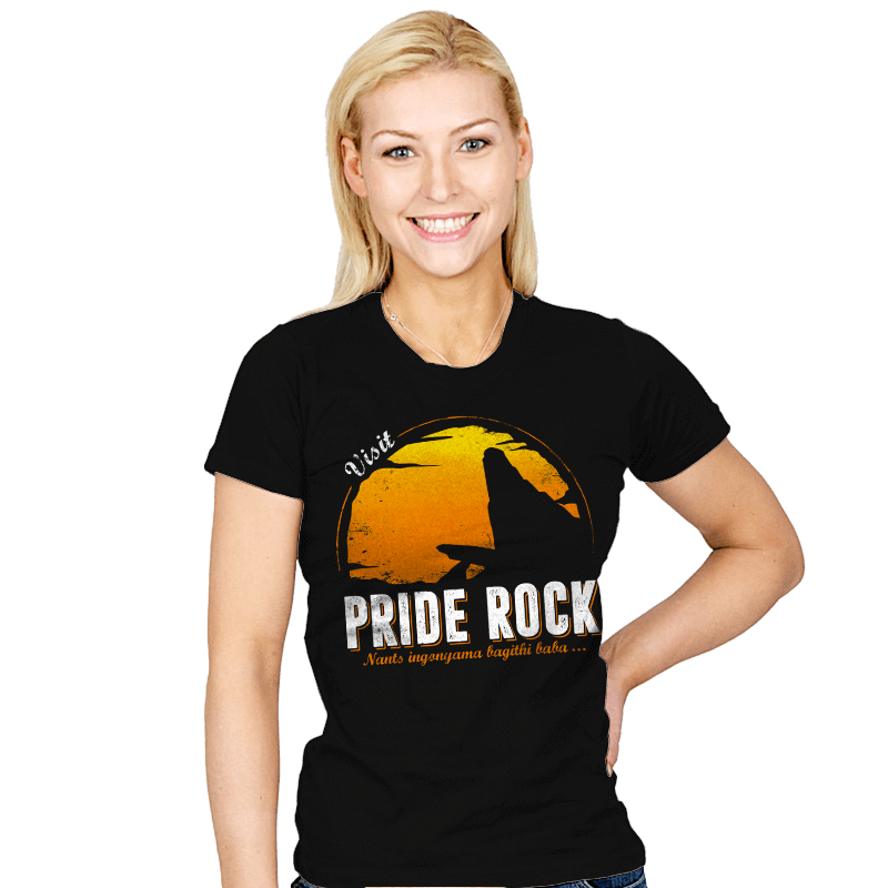 Visit Pride Rock - Womens T-Shirts RIPT Apparel